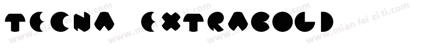 Tecna Extrabold字体转换